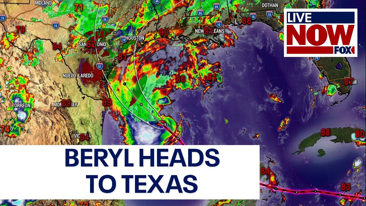 Tracking Beryl as it heads to Texas  | LiveNOW from FOX