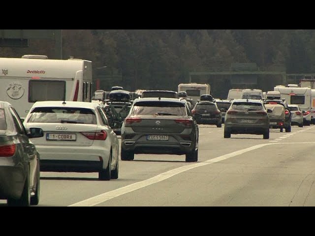 Traffic jams cause chaos across Europe as holidaymakers head for the sun
