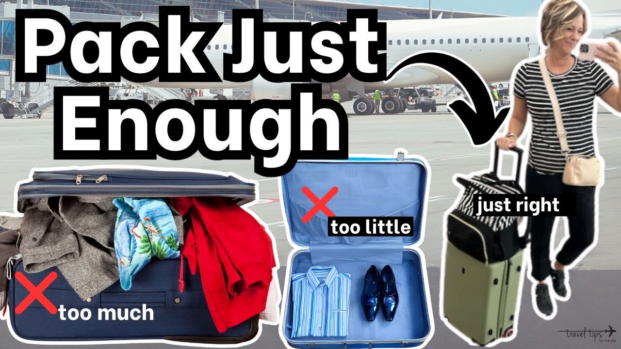 Travel Tips for Packing Enough so You Do Not Overpack (Carry-On Only)