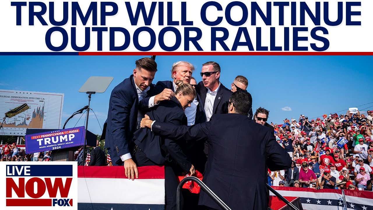 Trump outdoor rallies continue with added US Secret Service protection, he says | LiveNOW from FOX