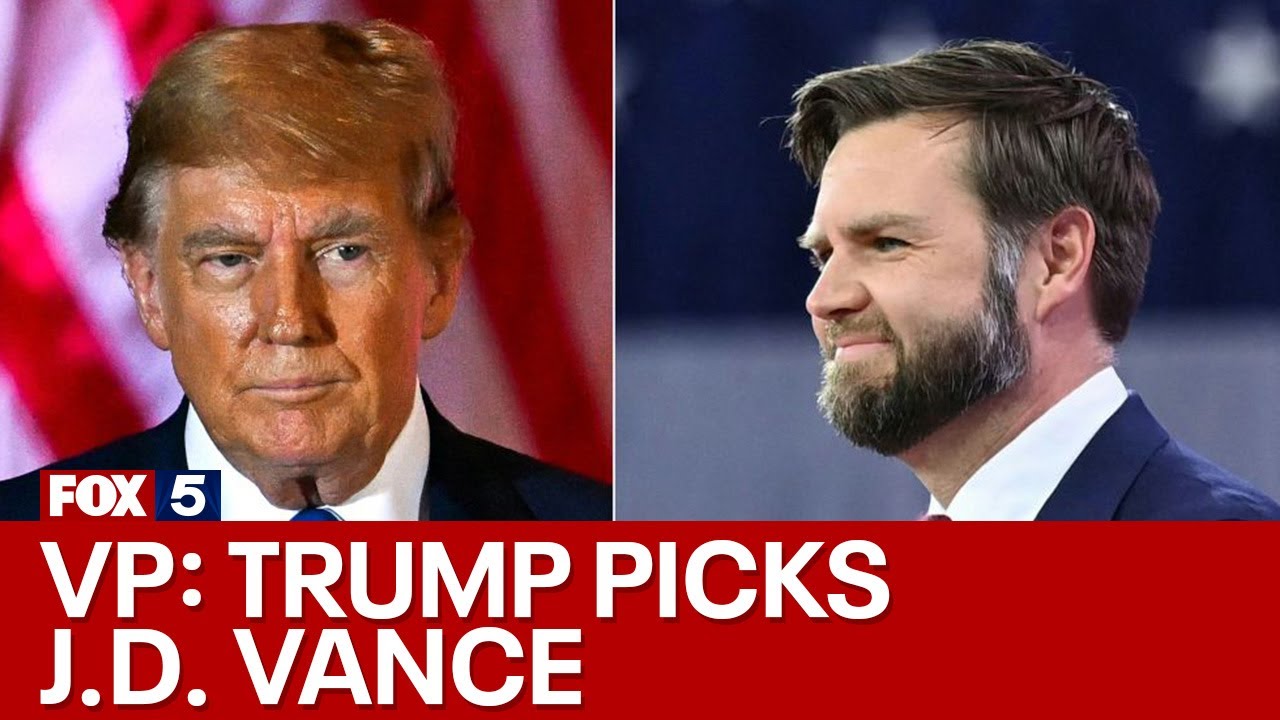 Trump picks Sen. J.D. Vance as VP running mate | FOX 5 News