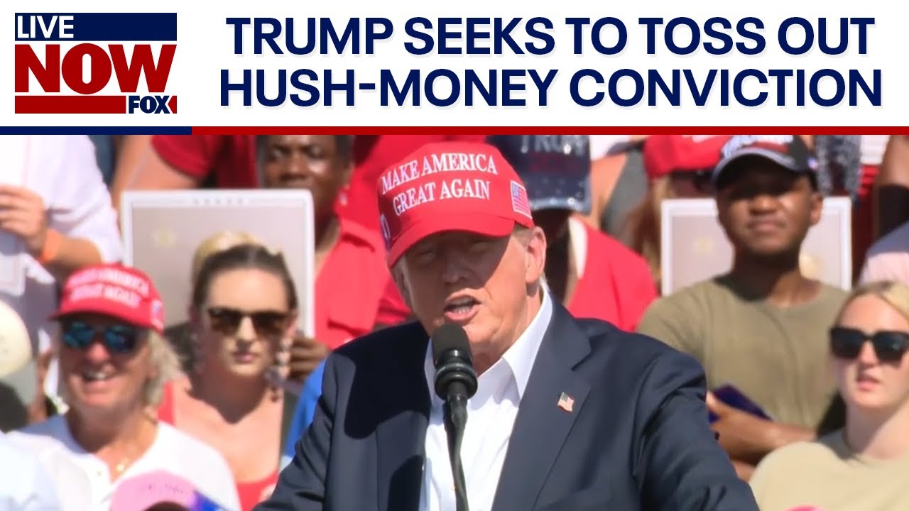 Trump pushes to toss hush-money conviction | LiveNOW from FOX