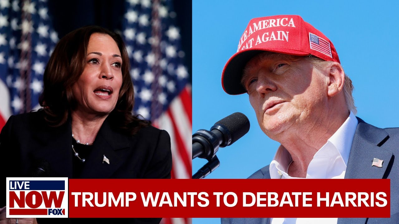 Trump says he ‘absolutely’ would debate Harris | LiveNOW from FOX