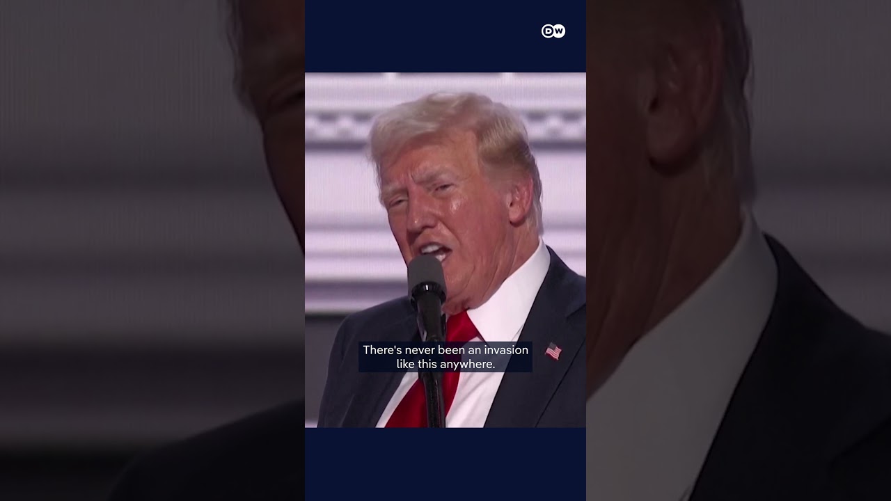 Trump talks about southern border ‘invasion’ | DW News