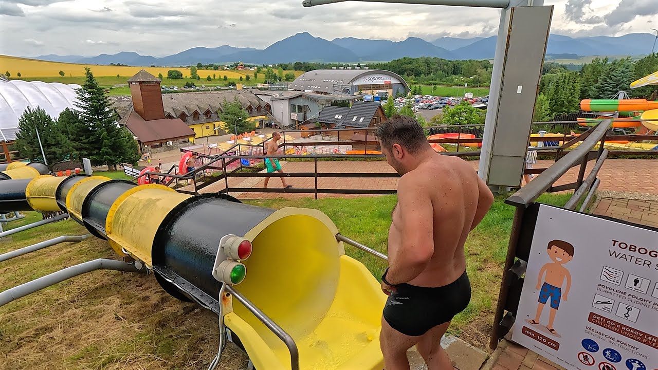 Twister 🍦 Water Slide 💦 at Tatralandia 🇸🇰