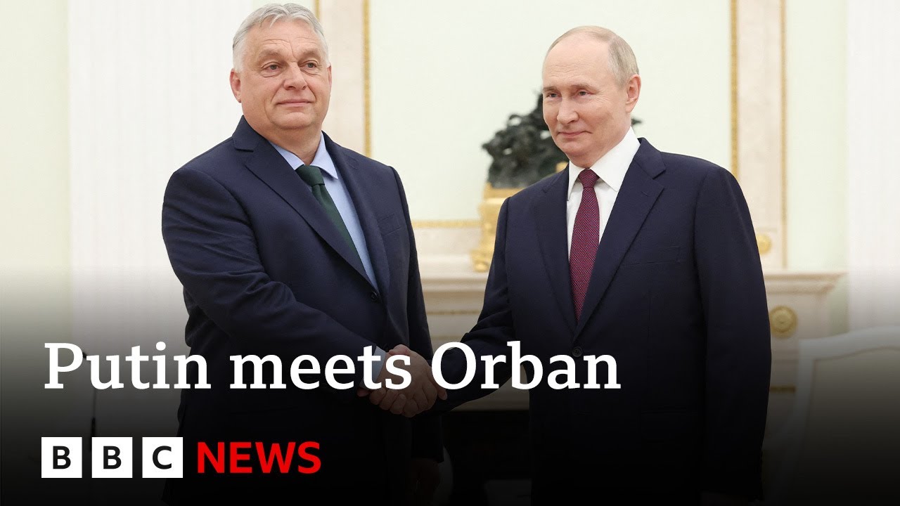 Ukraine war: EU’s most Russia-friendly leader meets Putin in Moscow | BBC News