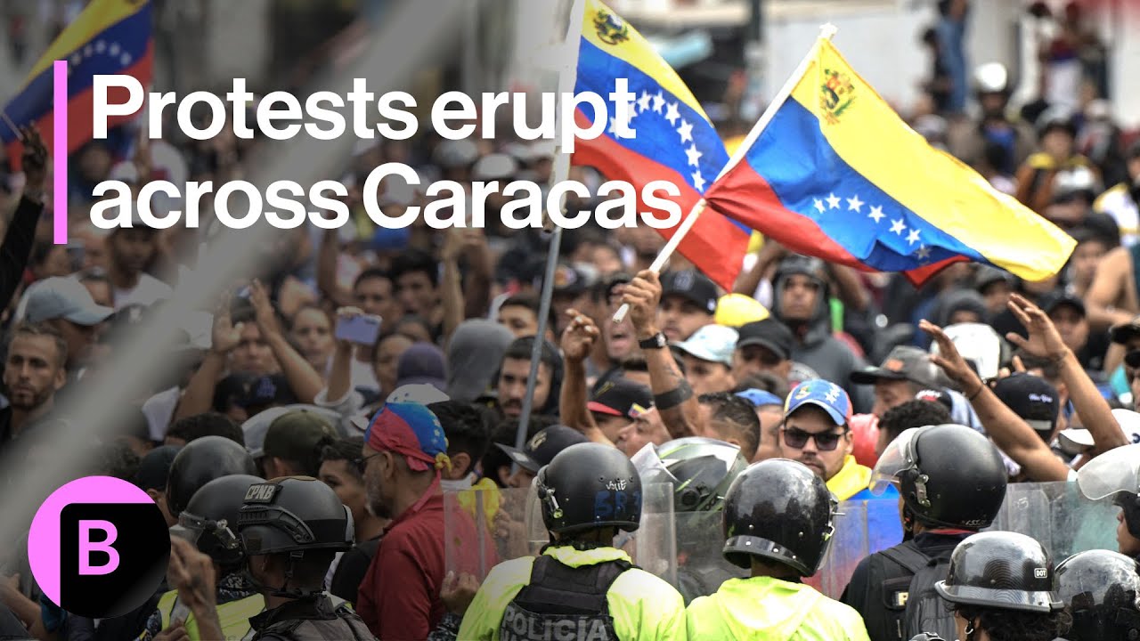 Venezuela’s Contested Election Result Sparks Protests