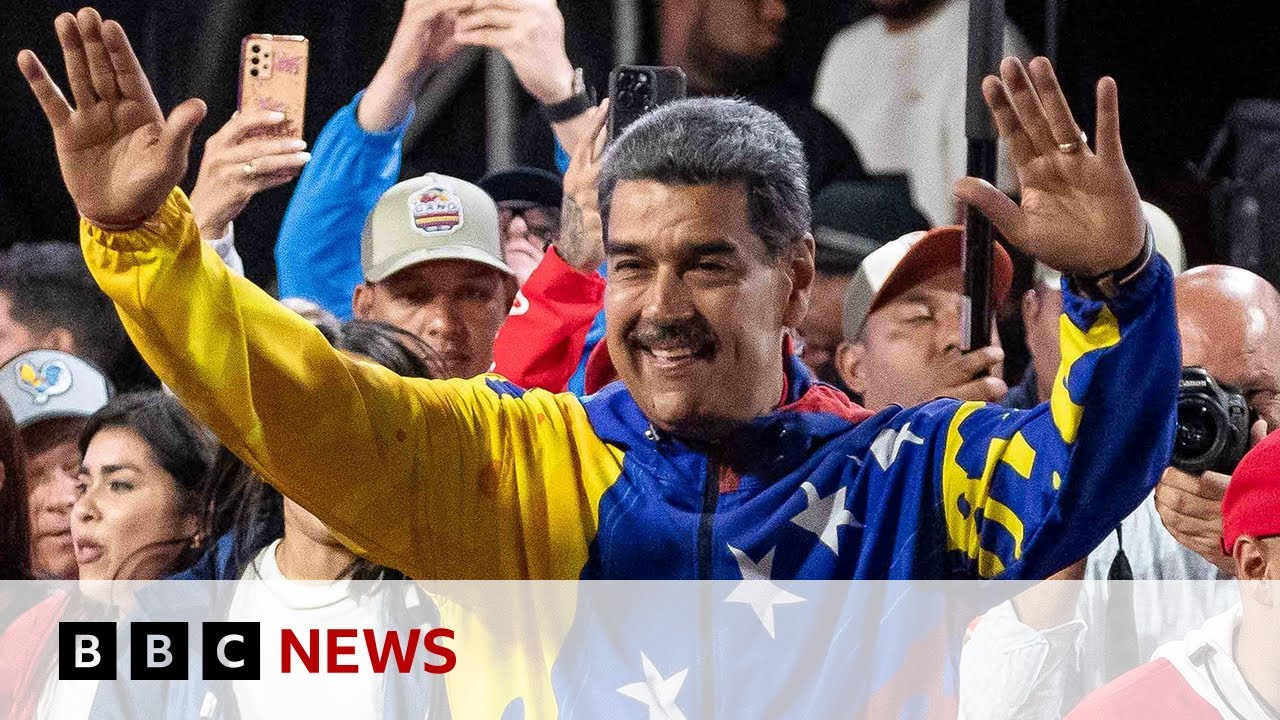 Venezuela’s Maduro declared winner in disputed presidential vote | BBC News