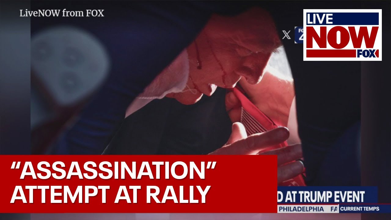 WATCH: “Assassination attempt” at Trump rally, Trump wounded in ear | LiveNOW from FOX