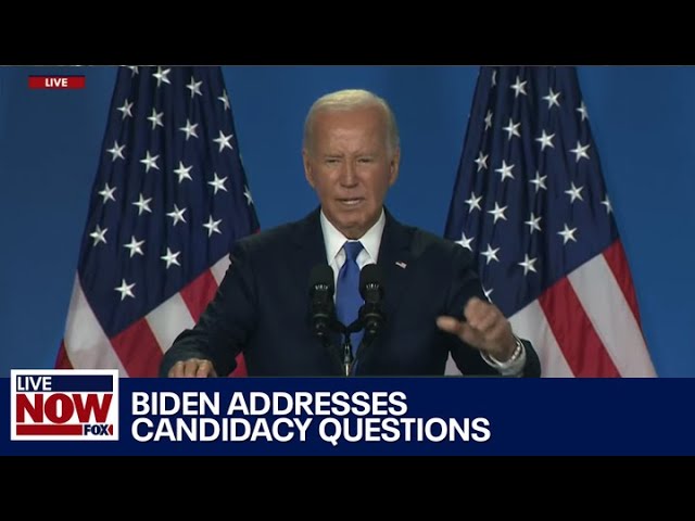 WATCH IN FULL: Biden responds to calls to step down at NATO Summit | LiveNOW from FOX