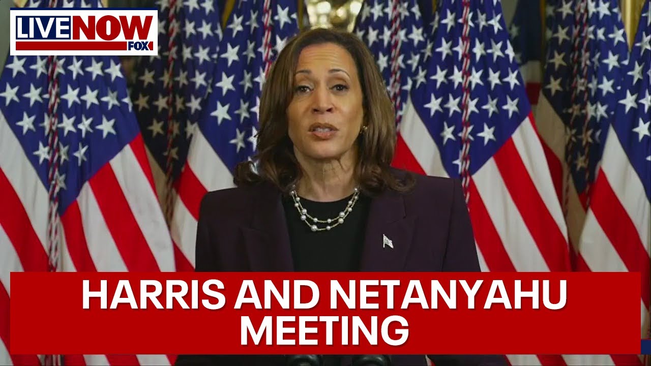 Watch: Kamala Harris FULL REMARKS on Netanyahu meeting | LiveNOW from FOX