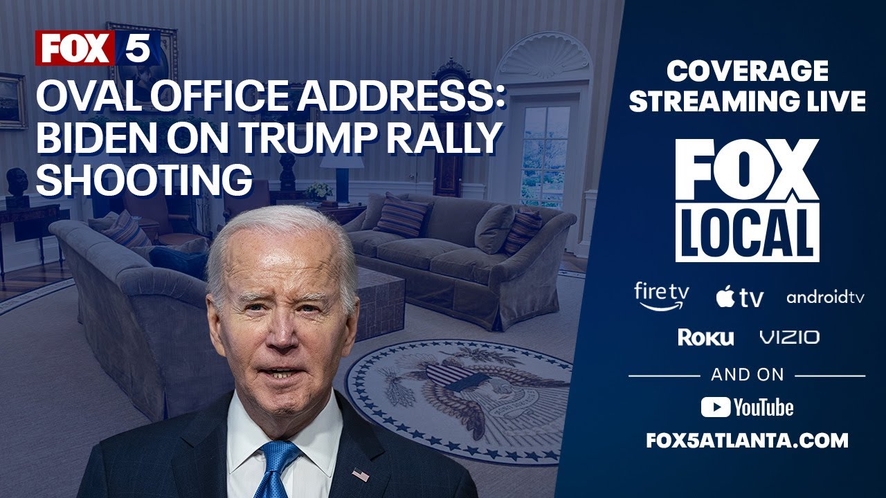 WATCH LIVE: Biden gives Oval Office address on deadly Trump rally shooting
