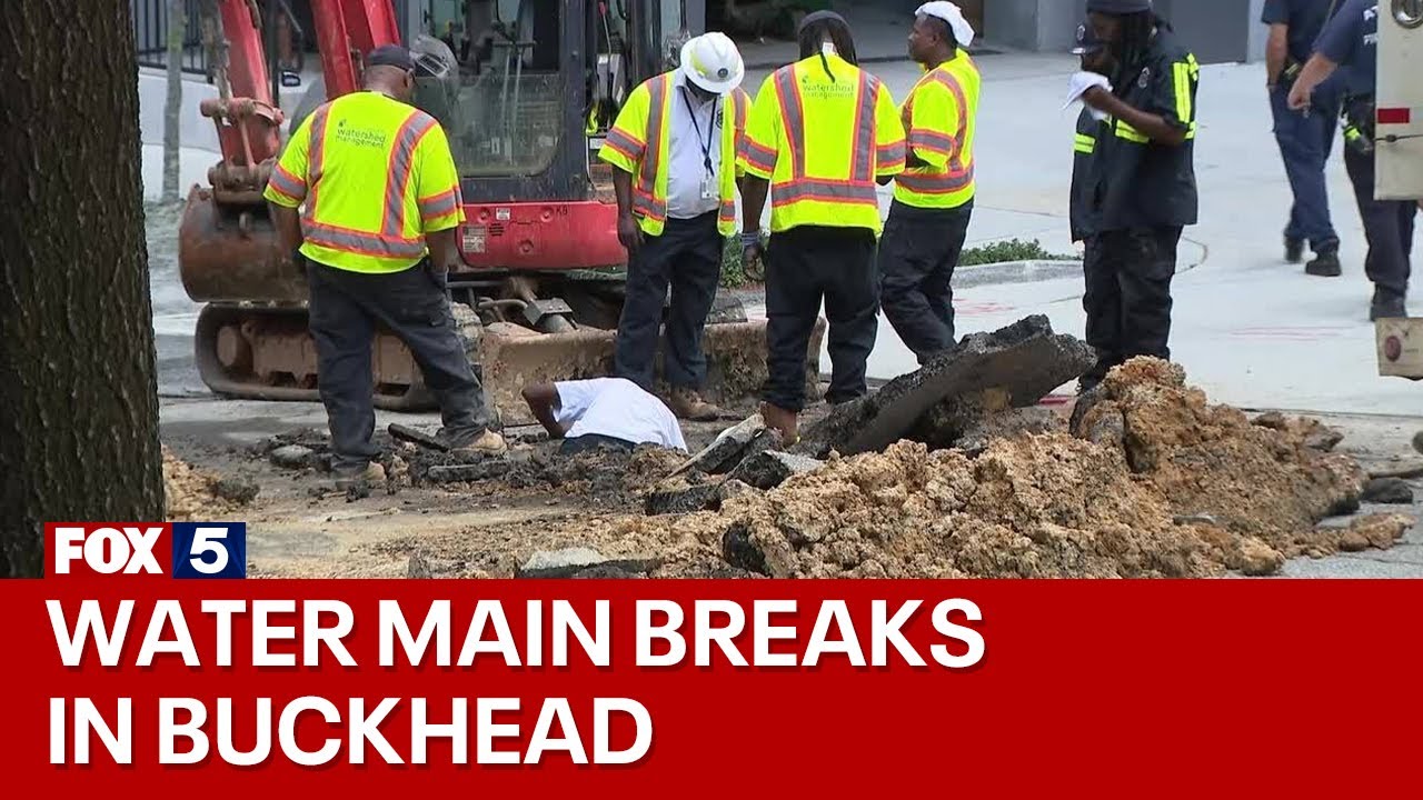 Water main break in Buckhead | FOX 5 News