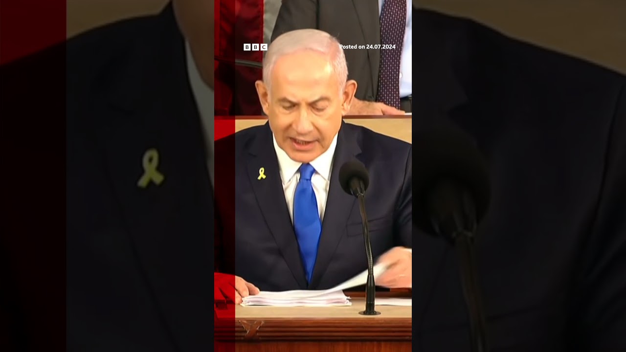 ‘We will win’ Israel’s Netanyahu tells US Congress. #BBCNews