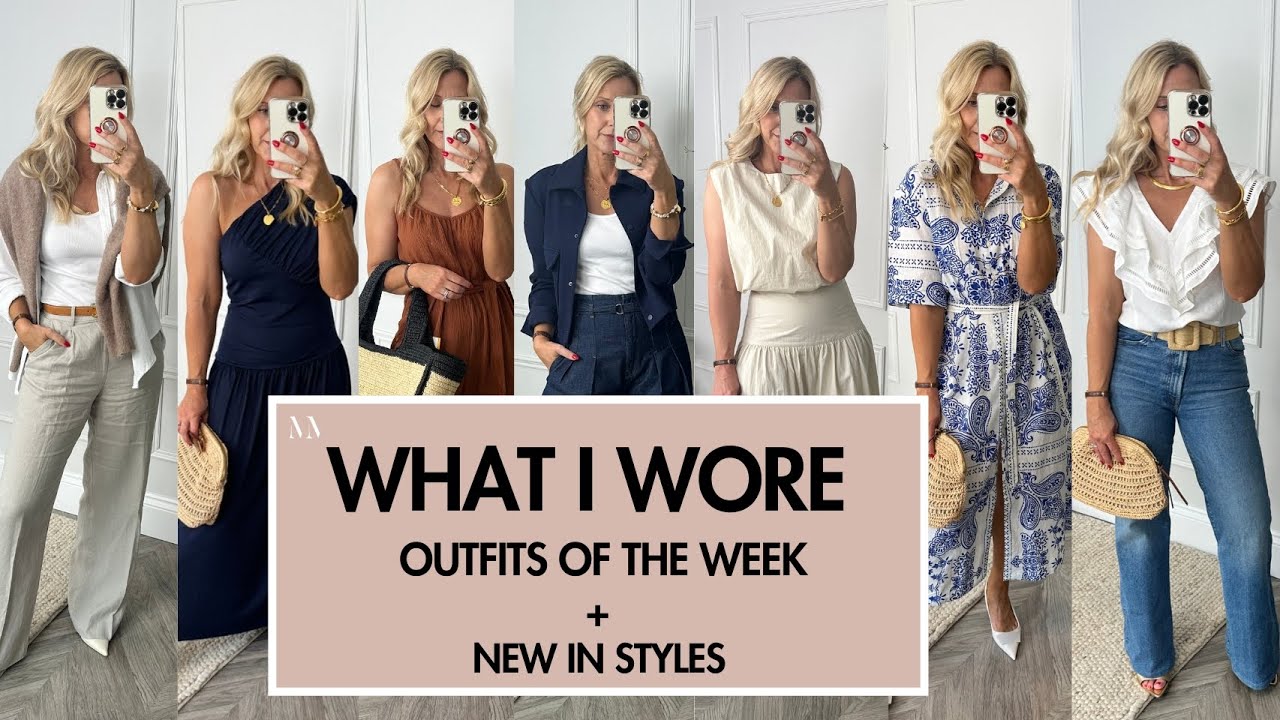 What I Wore in A Week + New In Clothes. Styling For the Unpredictable Weather! Melissa Murrell