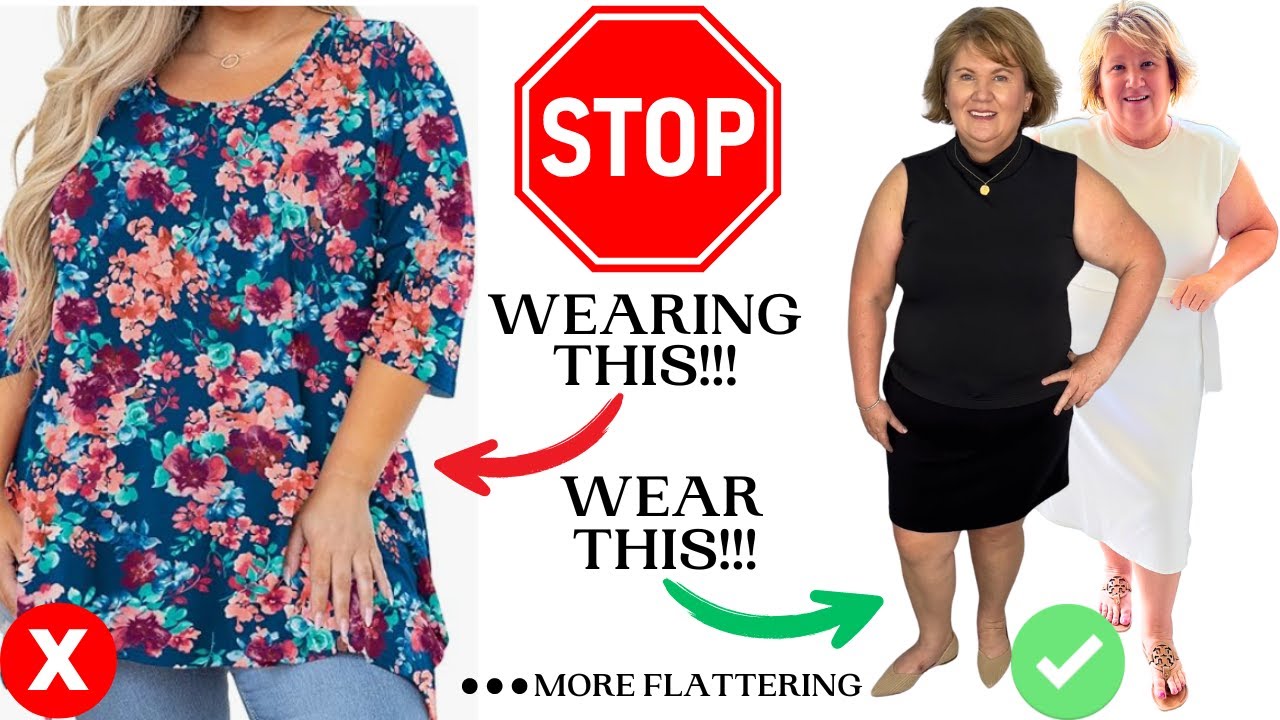 What to Wear as a Plus Size Apple Shape Woman So YOU Don’t Look Frumpy! 👗✅