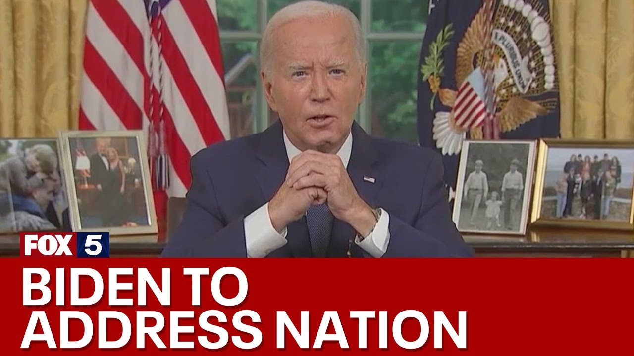 When is Biden’s Oval Office address on Wednesday evening | FOX 5 News