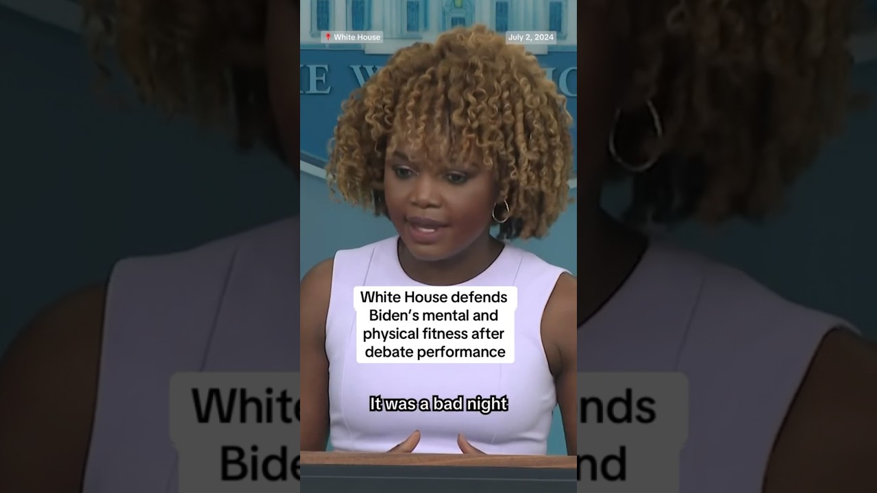 White House defends Biden’s mental and physical fitness after debate performance