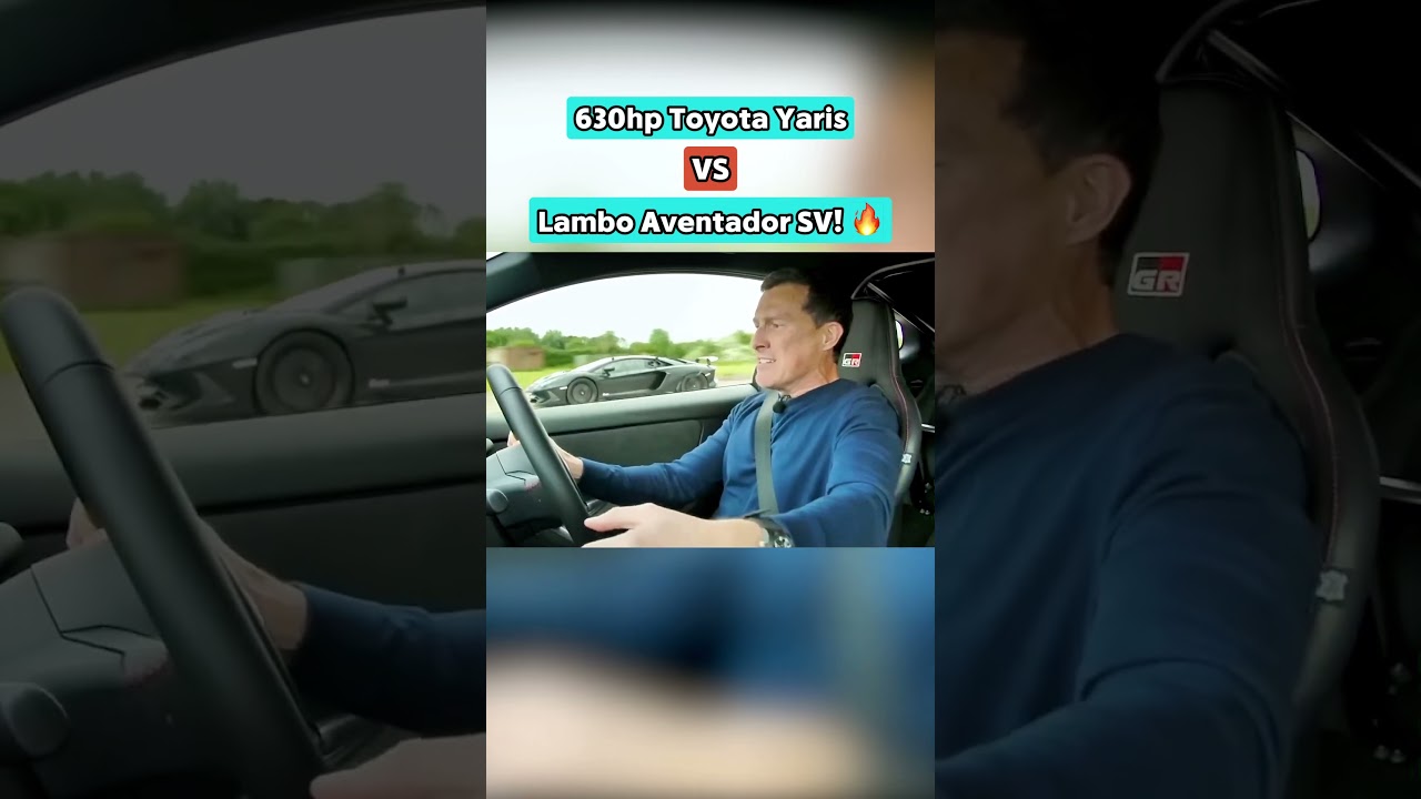 1.6L GR Yaris vs 6.5L Lambo 💀