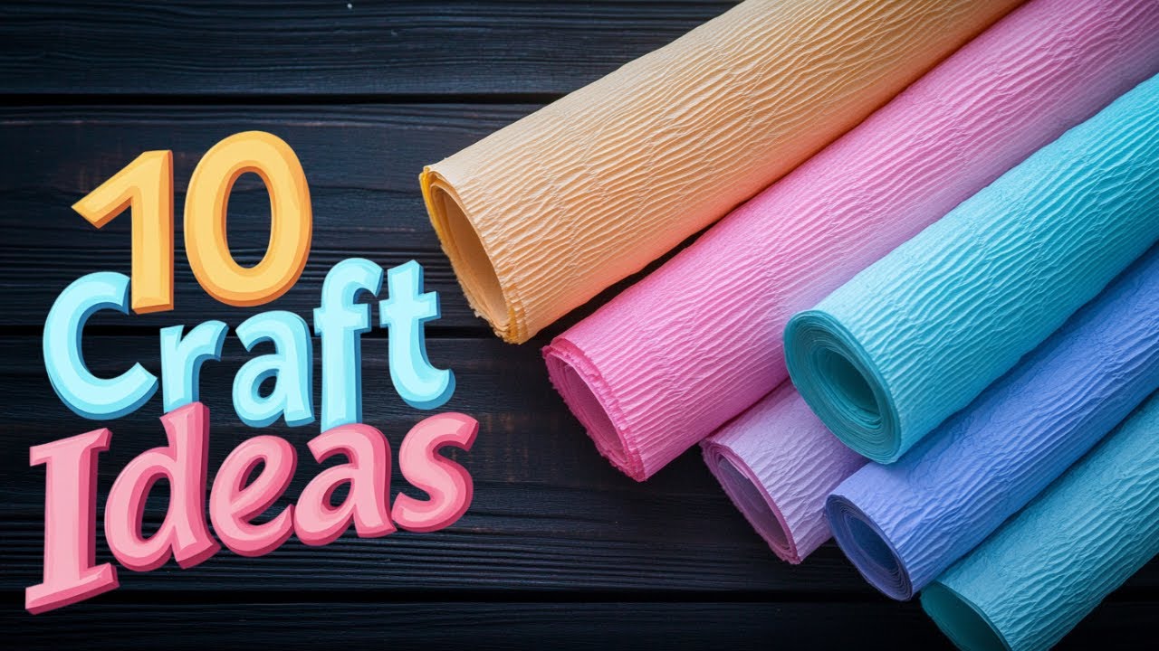 10 IDEAS 💥 Crepe Paper Decoration Ideas Crepe Paper Flowers