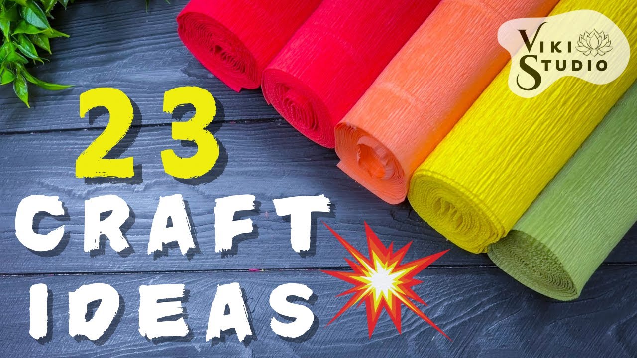 23 IDEAS 💥 Crepe Paper Decoration Ideas Crepe Paper Flowers