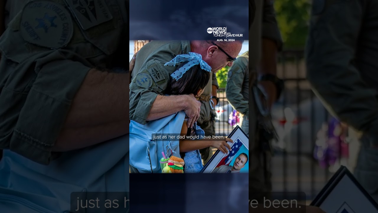 After deputy dies of cancer, fellow deputies escort his daughter to her first day of 2nd grade