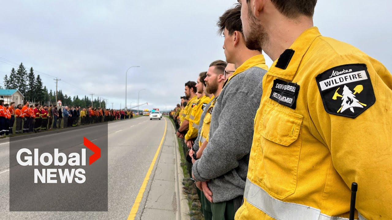 Alberta firefighter, 24, dies battling Jasper wildfires