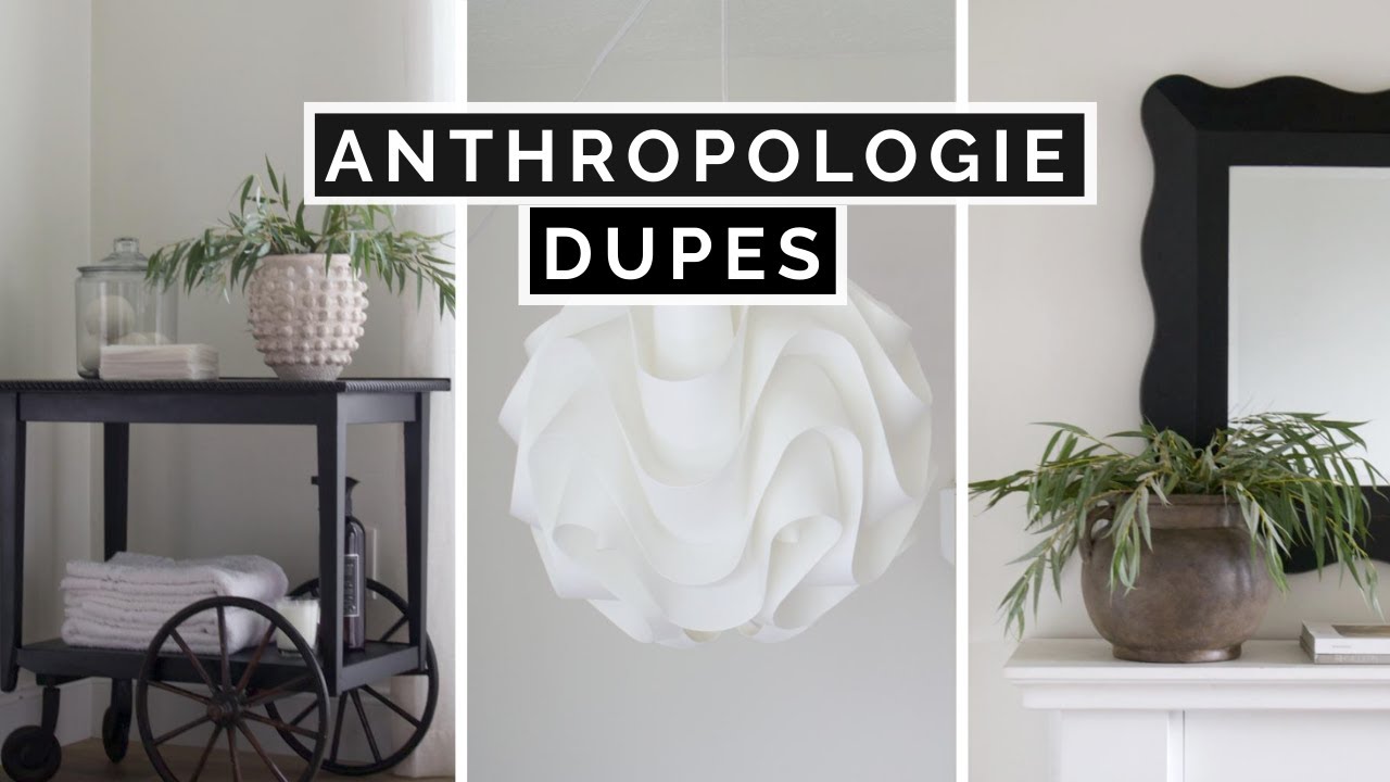 ANTHROPOLOGIE VS THRIFT STORE | DIY HIGH END HOME DECOR DUPES ON A BUDGET!