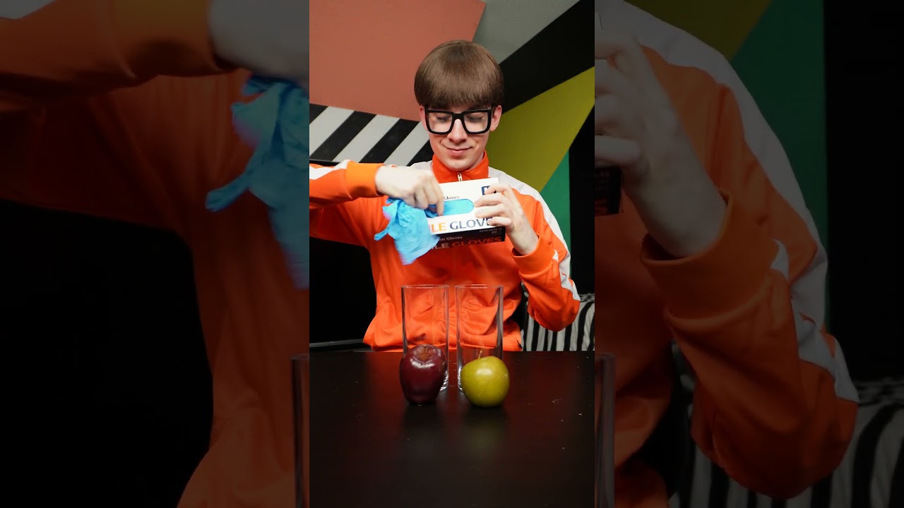 Apple juice squeezing hack