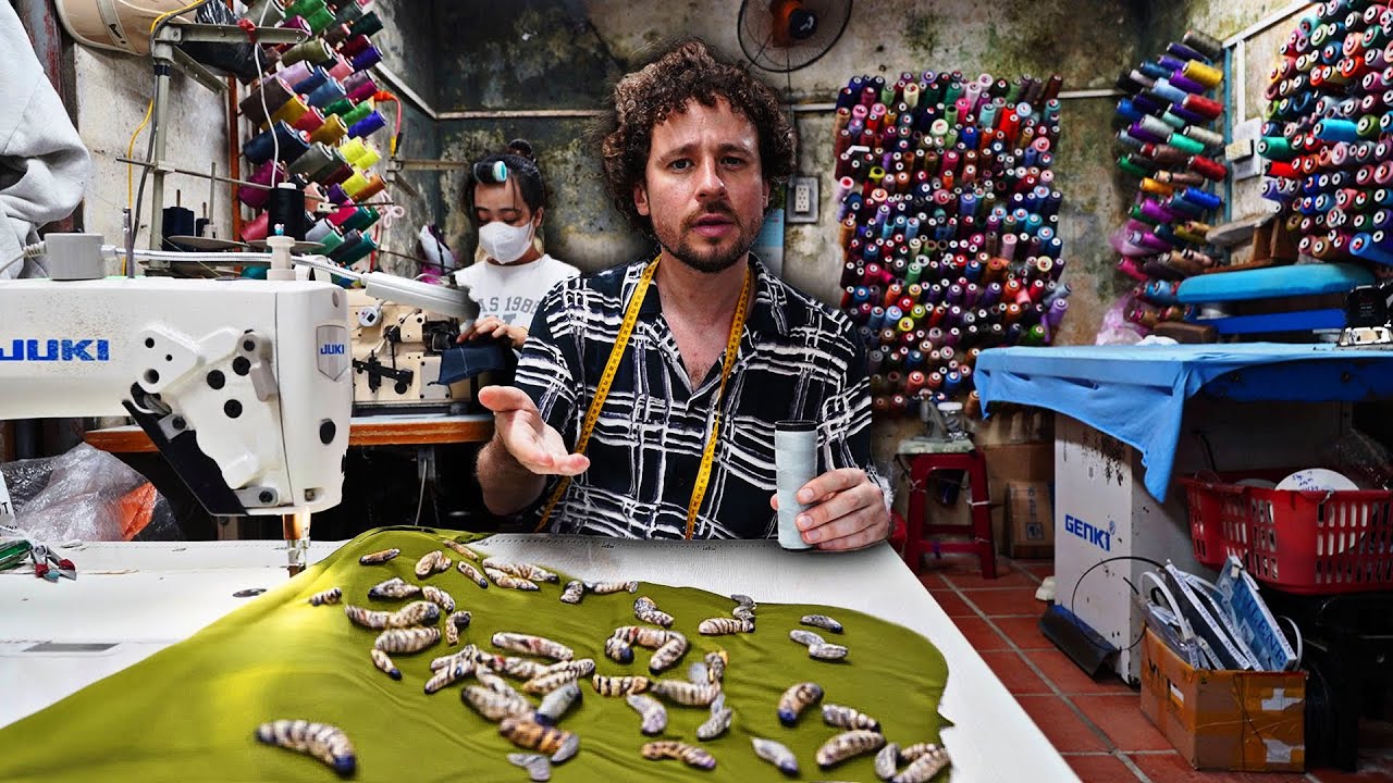 Así se hace la ropa más cara del mundo usando gusanos | VIETNAM 🐛🇻🇳