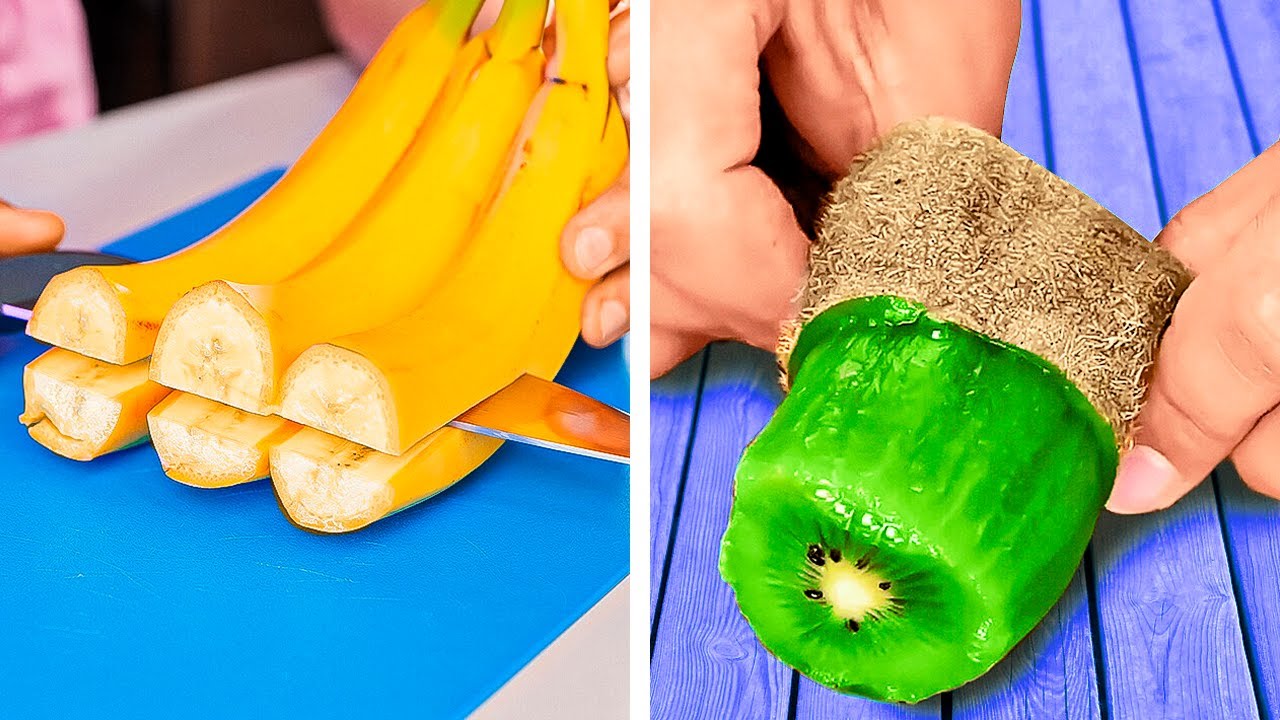 Awesome Hacks to Cut and Peel Fruits and Vegetables