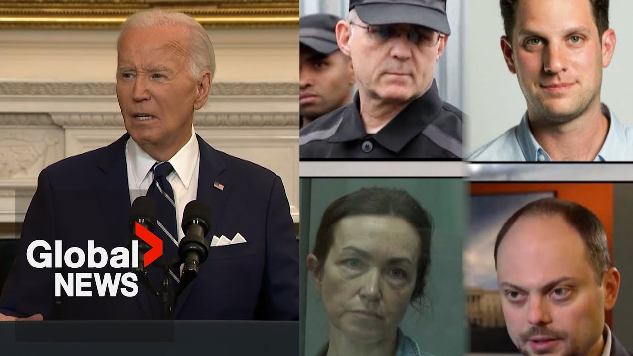 Biden hails prisoner swap freeing Americans from Russia detention