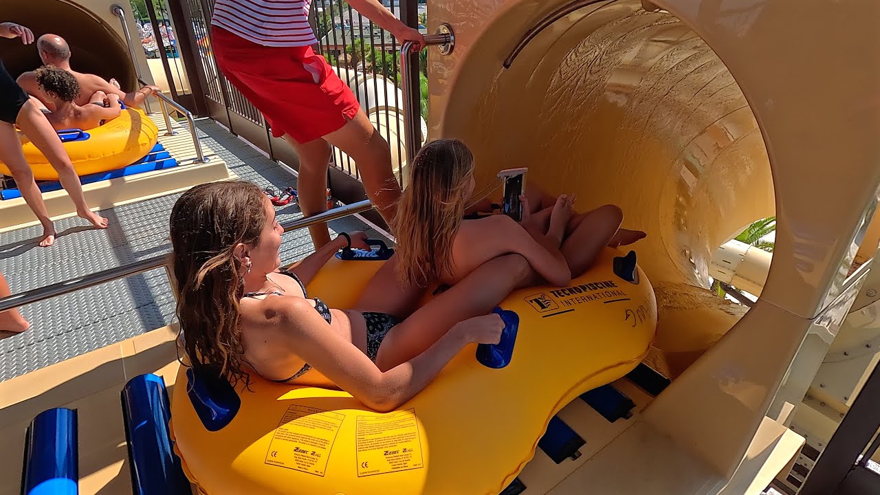 Boomerang Water Slide 💦 at Aquafollie Caorle Venezia 🇮🇹