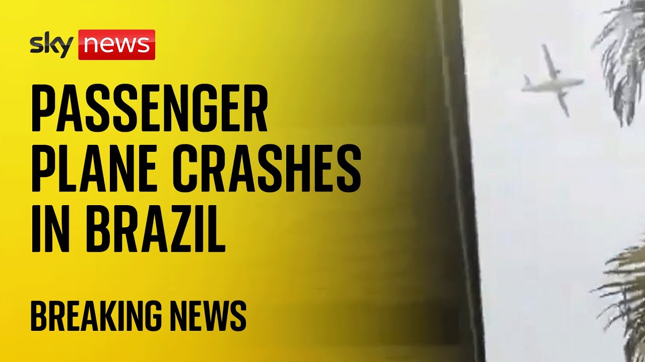 Brazil plane crash: No survivors after passenger plane crashes in residential area of Sao Paulo