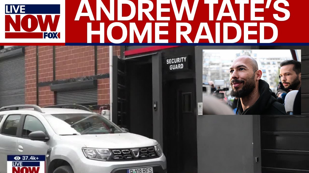 BREAKING: Police raid Andrew Tate’s home in Romania  | LiveNOW from FOX