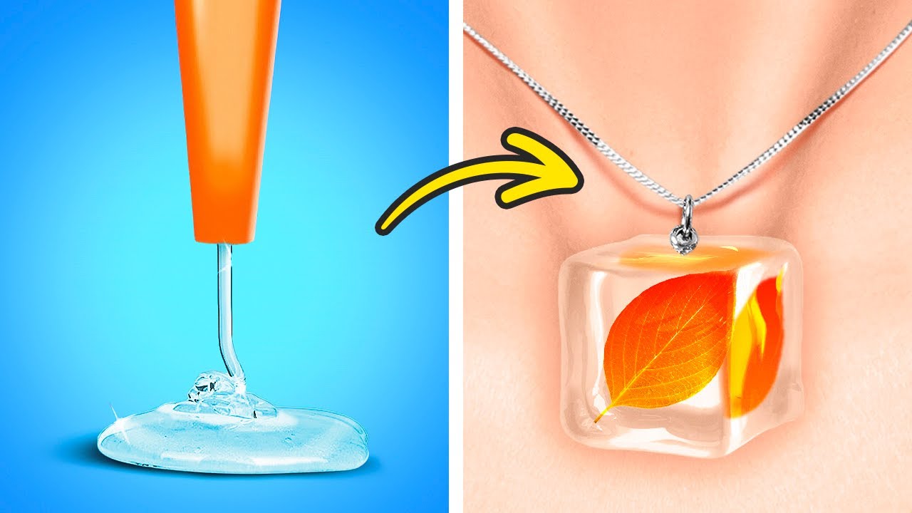 Brilliant Epoxy Resin, Glue And 3D Pen Crafts And Cool DIY Jewelry Ideas