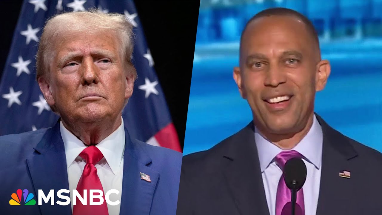 ‘Bro, we broke up with you for a reason!’: Jeffries goes after Trump on the DNC stage I Full Speech