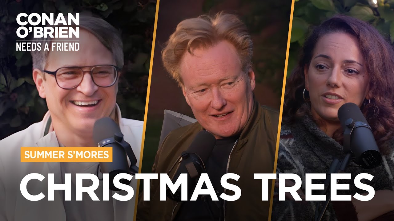 Conan’s Dad Planted Their Christmas Trees In The Backyard | Conan O’Brien Needs A Friend