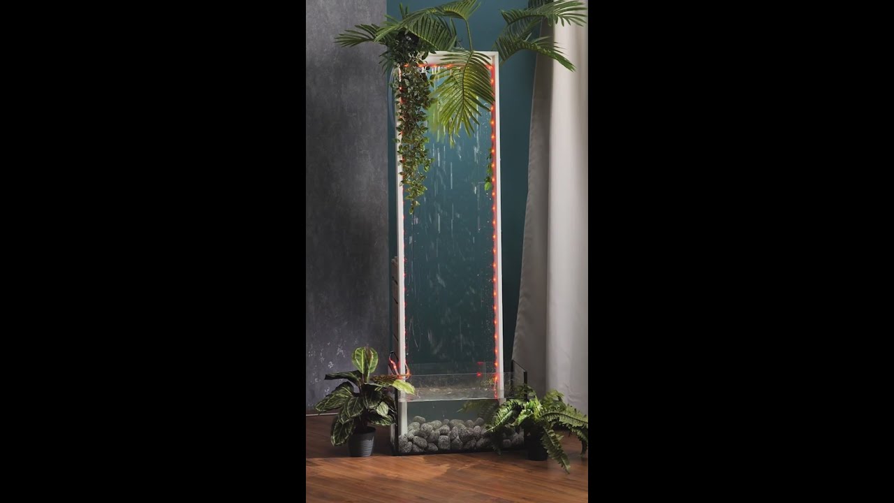 Create a stunning waterfall illusion in your living room