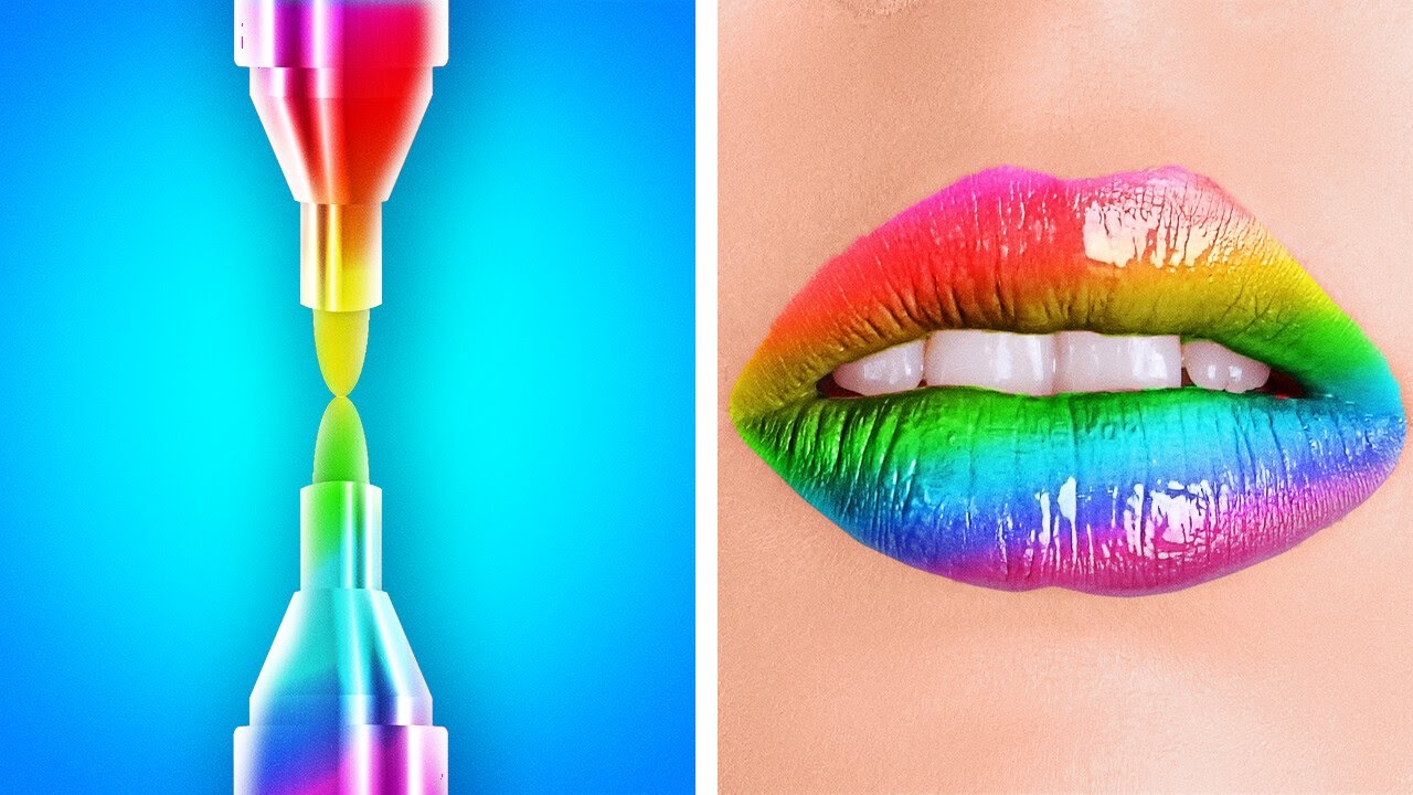 Creative Makeup Hacks And DIY Lipsticks From Natural Ingredients