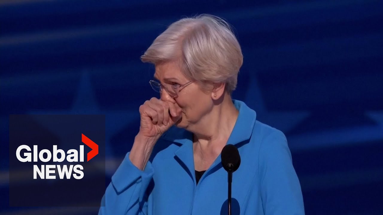 DNC 2024: Elizabeth Warren fights back tears as crowd greets her with standing ovation