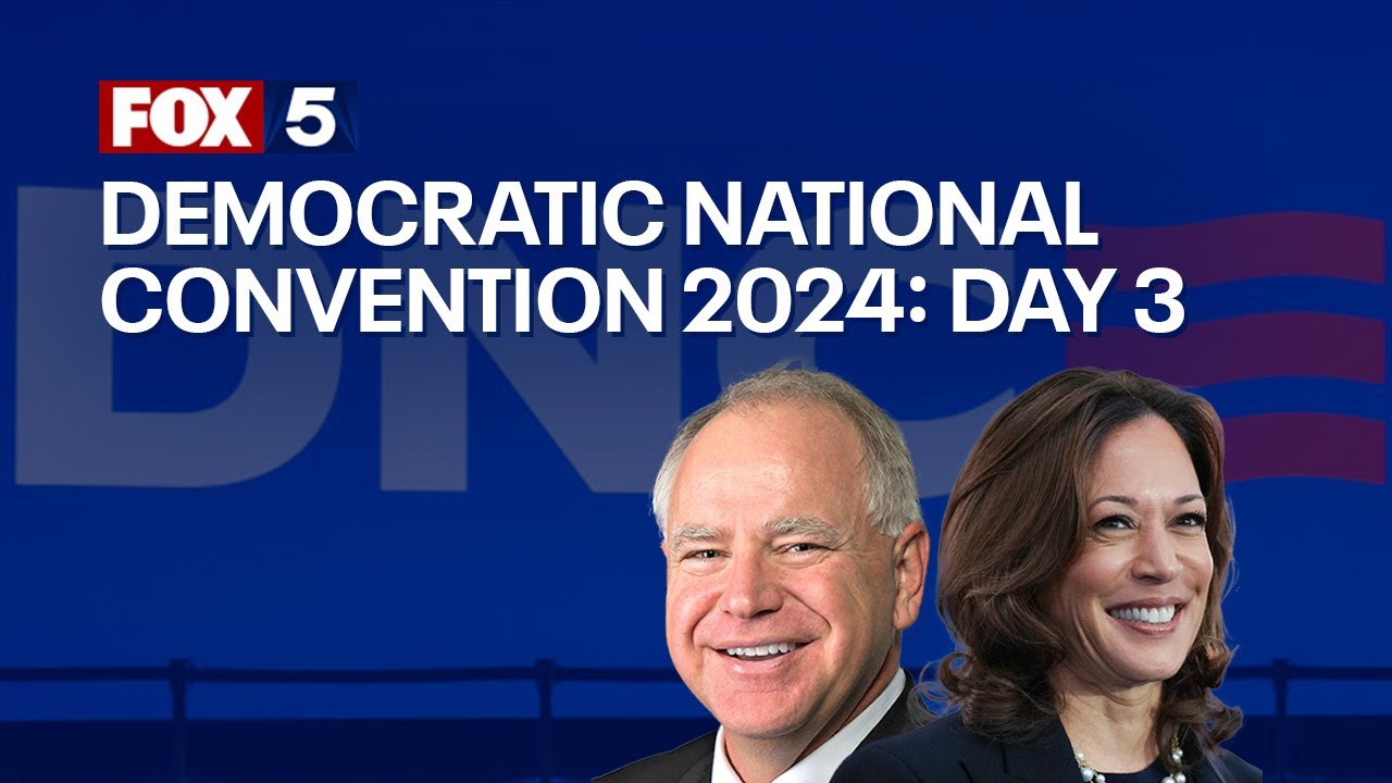 DNC Day 3 LIVE: Tim Walz, Bill Clinton, Oprah, more speak