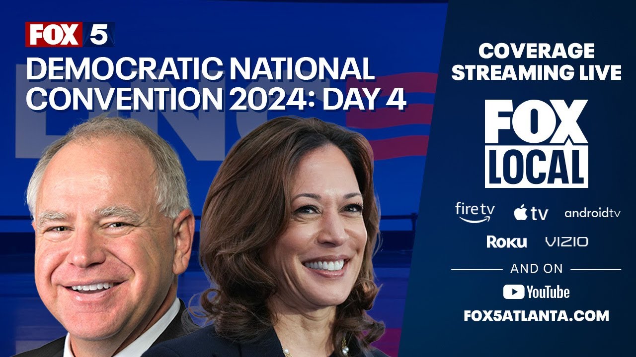 DNC Day 4 LIVE: Kamala Harris to accept nomination