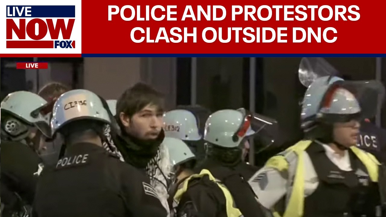 DNC: Police and protestors clash in Chicago, mass arrests FULL VIDEO | LiveNOW FOX