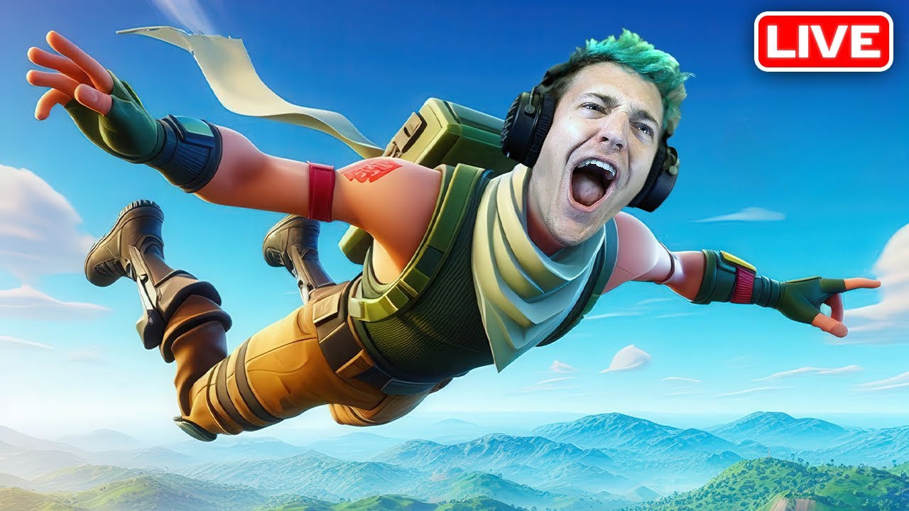 Dropping Like It’s Hot 🔴 Fortnite Live