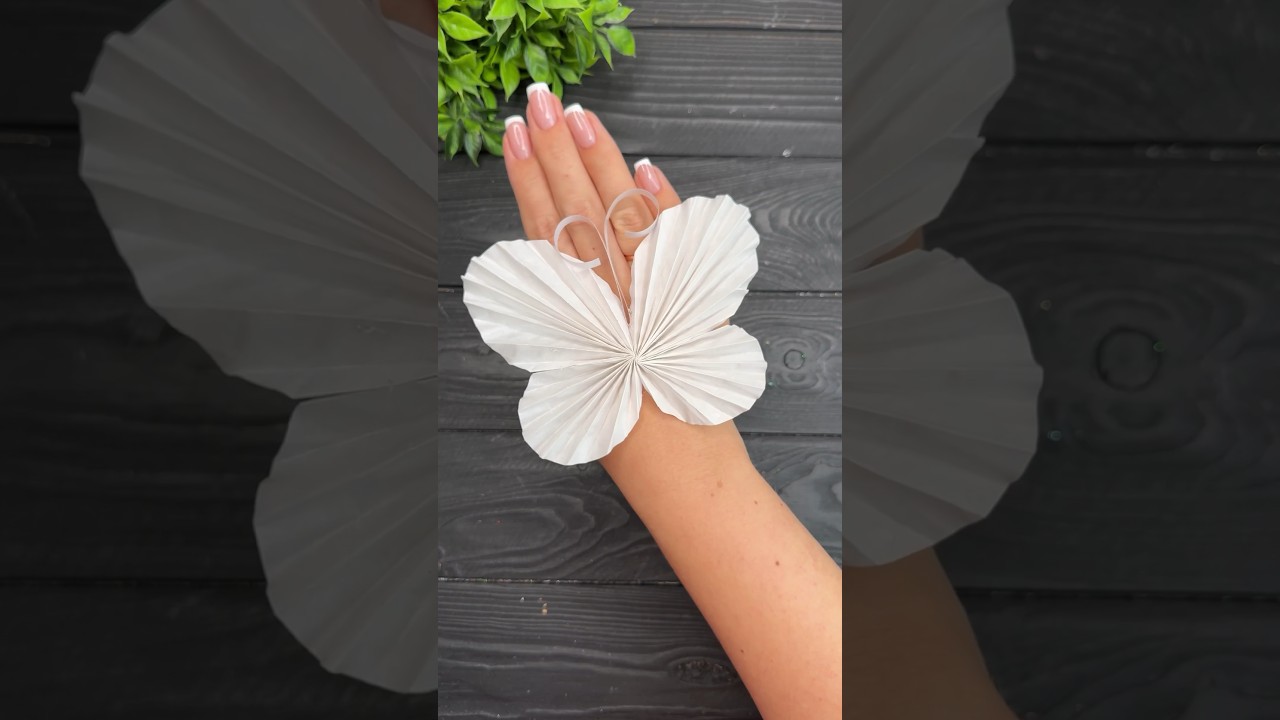 Easy! Create Gorgeous Paper Butterfly with Just Cupcake Liners!