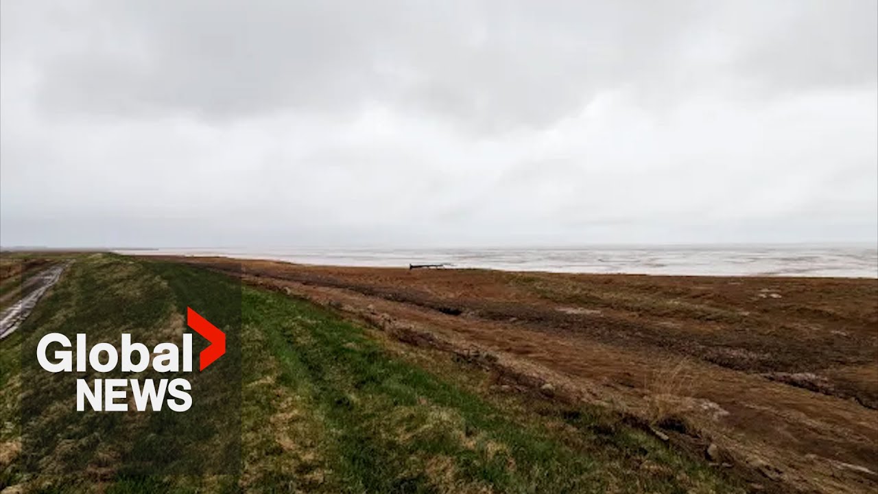 Fight brewing in Atlantic Canada over strip of marshland in danger of disappearing