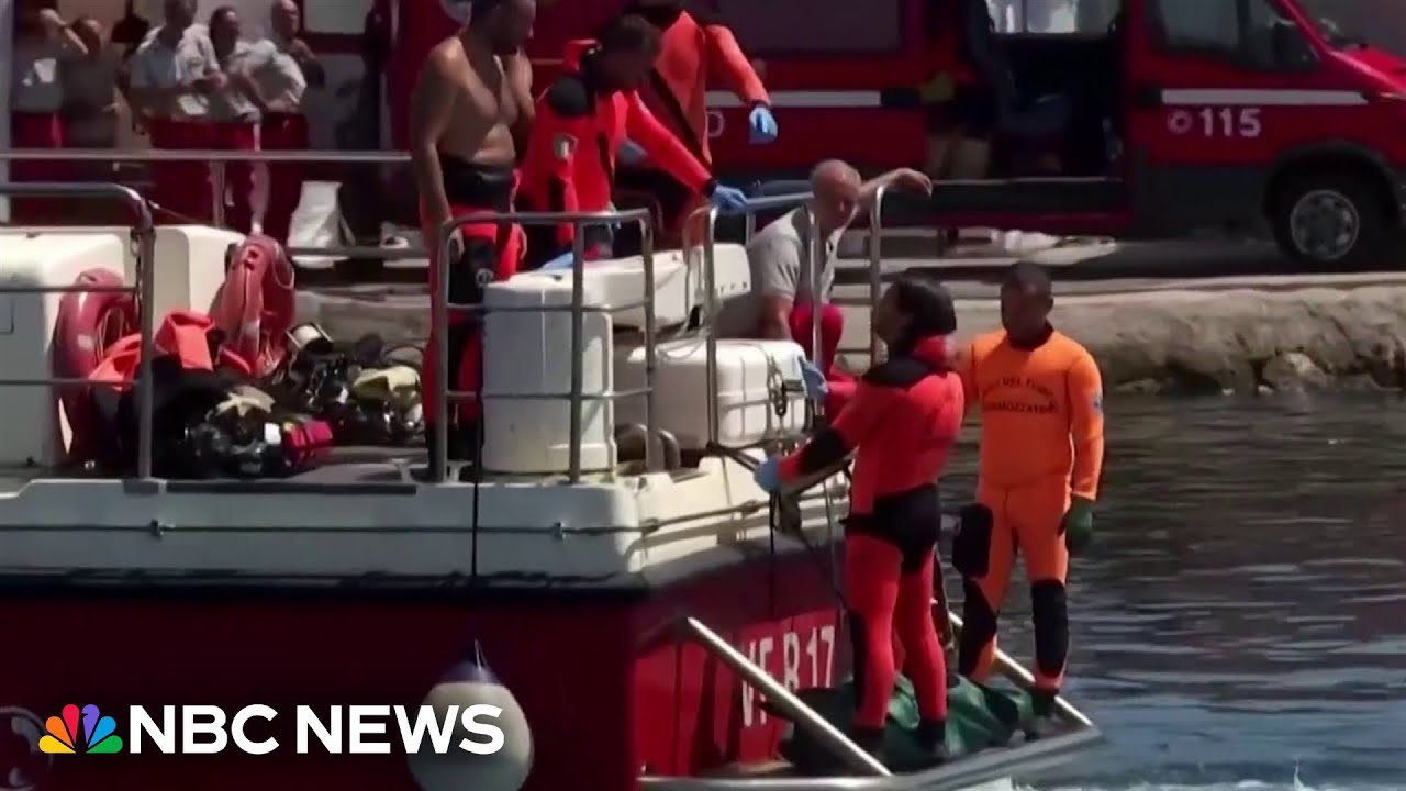 Final body recovered from sunken luxury yacht in Italy