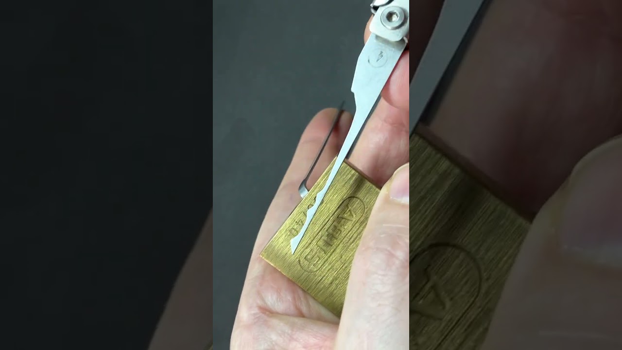 Folding Lock Pick Rake Set from Ali Express Part 1