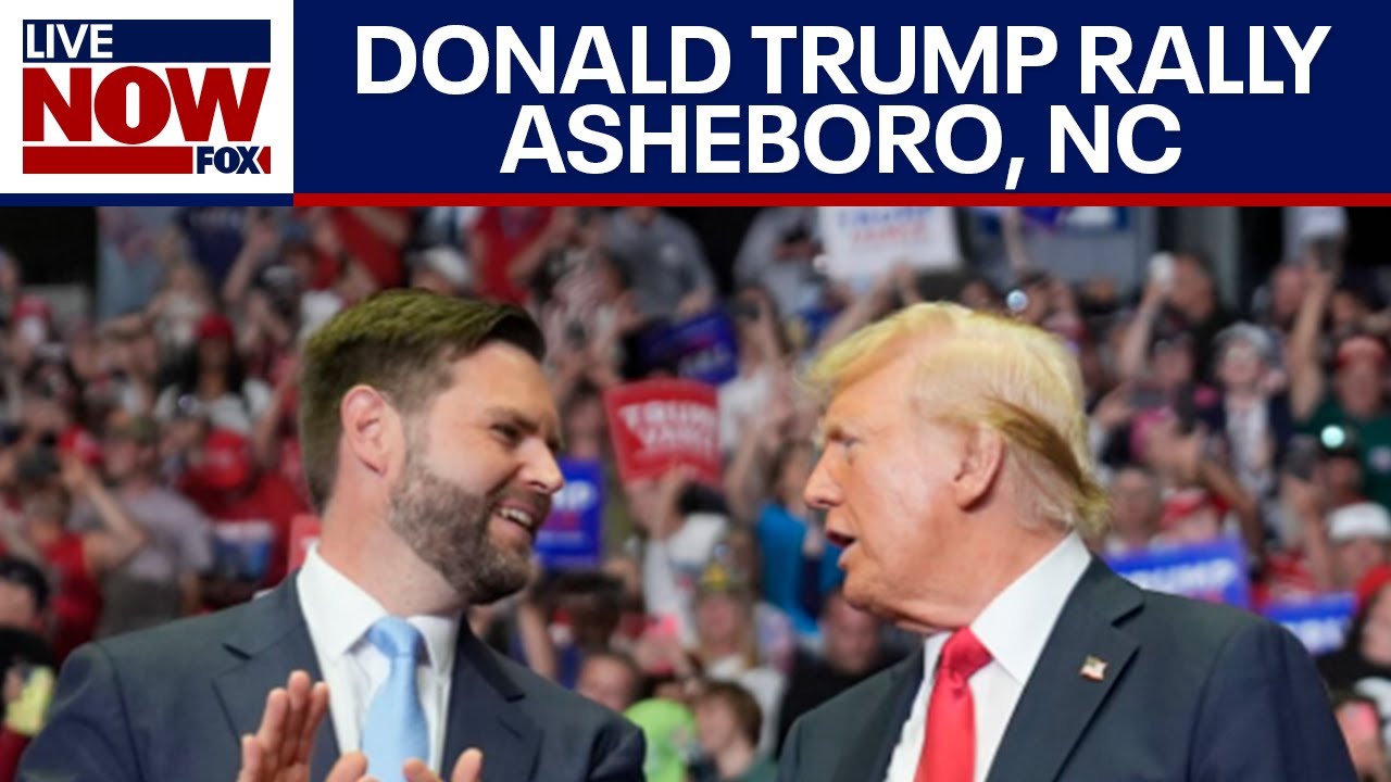 FULL: Donald Trump and JD Vance Rally in Asheboro, North Carolina | LiveNOW from FOX
